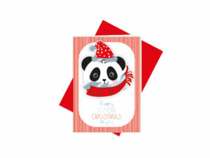 Biglietti 3D It's Christmas Time - Panda