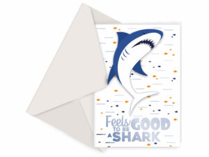 Biglietti 3D Creativity - Shark