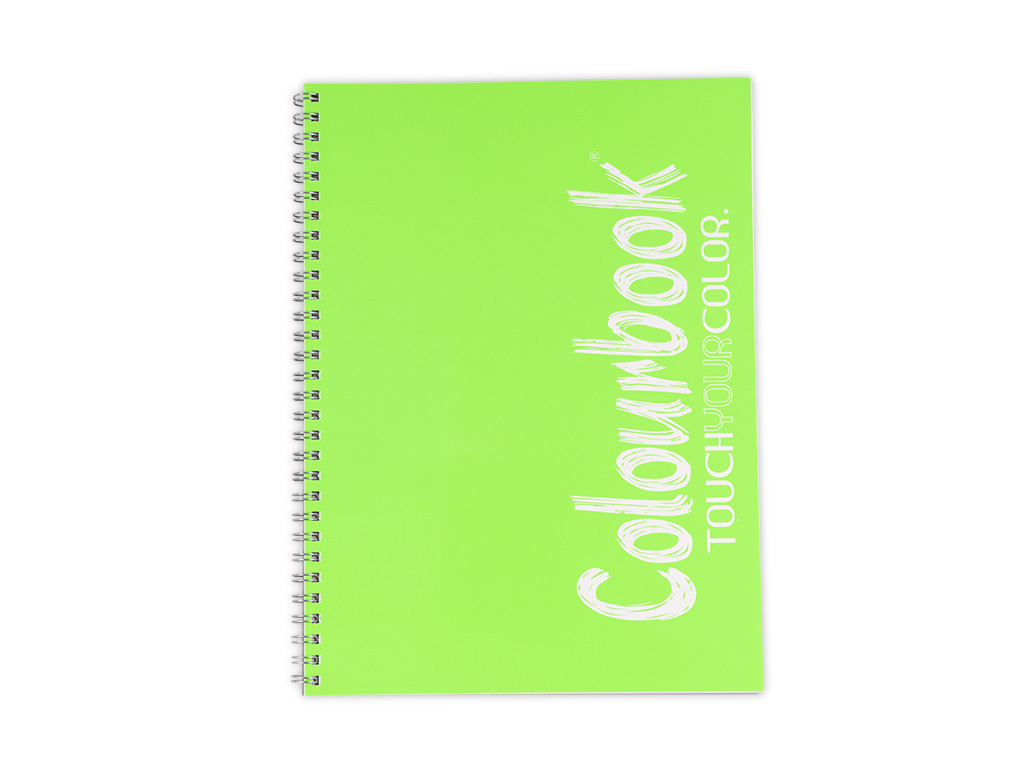 Quaderno-Midi-spiralato-con-copertina-cartonata-verde-fluo