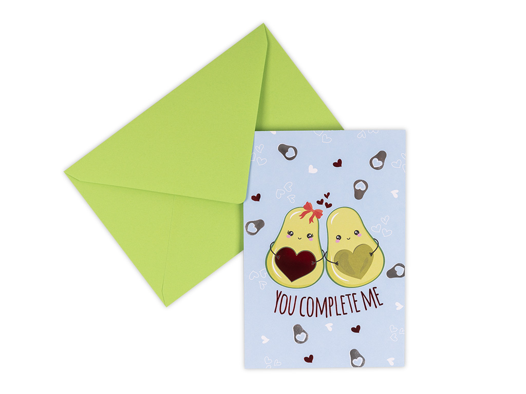 Biglietto augurale Pop You complete me
