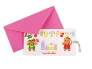 Biglietto di Natale a scorrimento - Auguri Biscottosi
