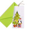 Biglietto di Natale a scorrimento Pinguino