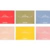 Planner settimanale Pastel 34x24cm Planner settimanale da tavolo Pastel 34x24cm - 6 colori
