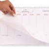 dettaglio planner settimanale Pastel 34x24cm
