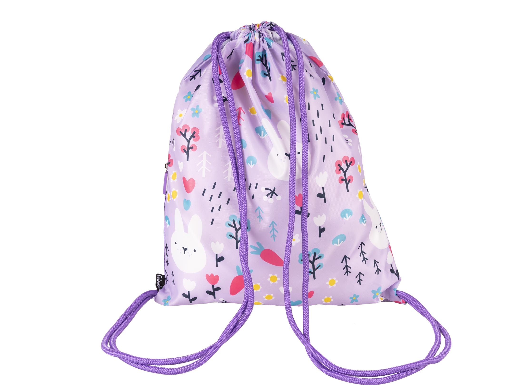 Retro zaino a sacca viola Bunny