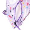 Tasca laterale zaino a sacca viola bunny
