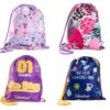 4 zaini a sacca Colourbook linea Colour Bag