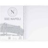 Risguardia quaderno a spirale A5 a quadretti SSC Napoli
