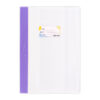 copriquaderno con banda colorata viola