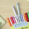 Dettaglio set 10 penne Cancellotte +2 in omaggio inchiostro blu e rosso