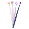 Penna a sfera Molly Penna gel Molly Fantasy Colourbook con fusto colorato e fantasia sul topper.