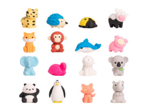 Set 4 gomme da cancellare Luna Park