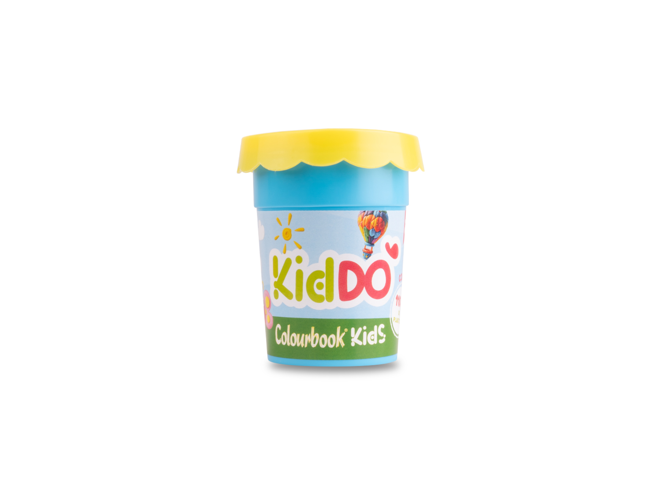Vasetti plastilina Kiddò 110g giallo