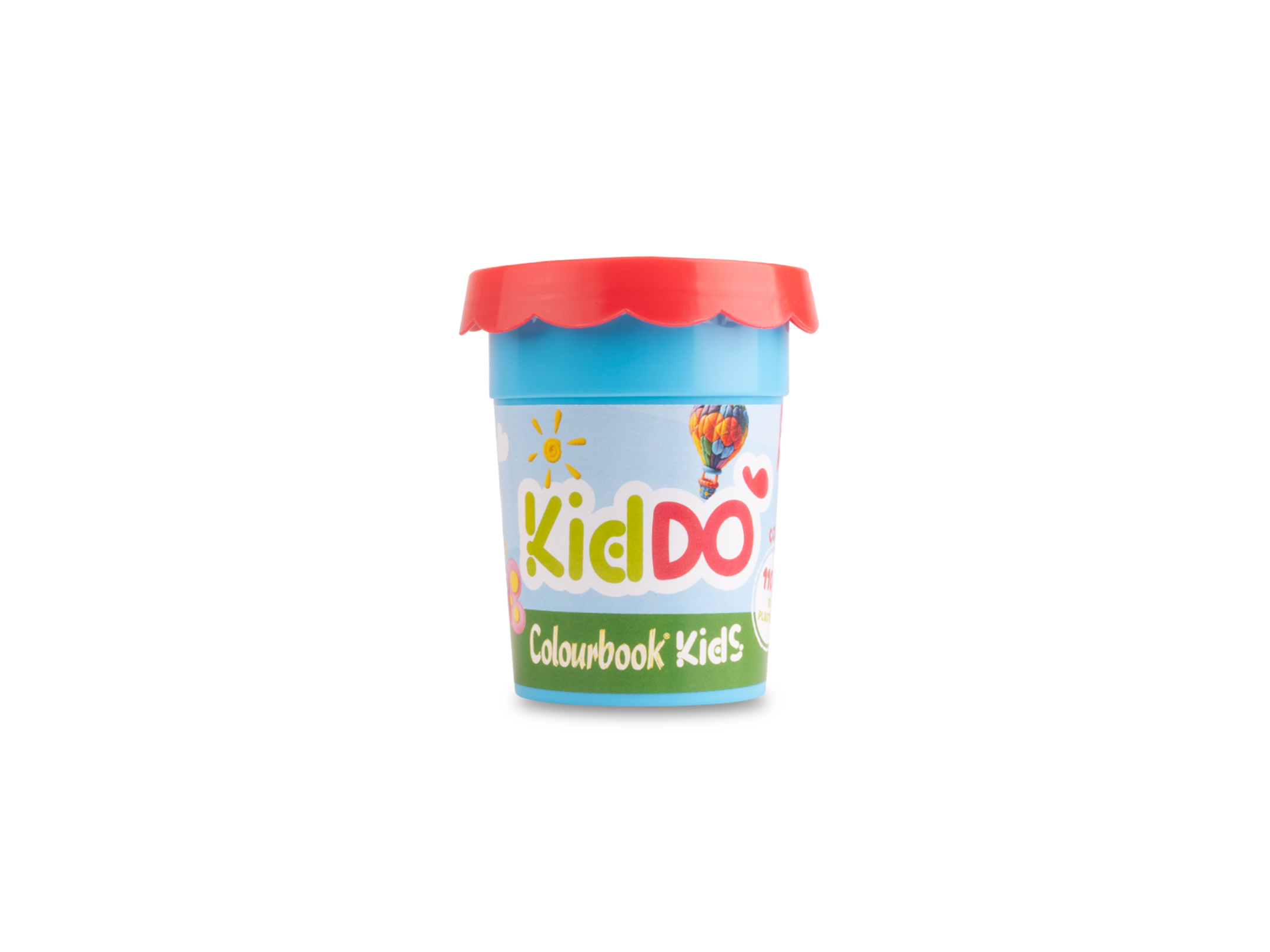 Vasetti plastilina Kiddò 110g rosso