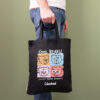 Indossato shopper in cotone Cool Bears