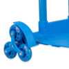 Ruote antiurto trolley porta zaino azzurro