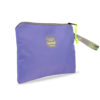 Pochette satin lavender laterale