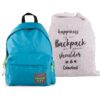 Satin Cyan con sacca
