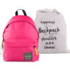 Satin Pink con sacca