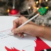 ambientata lettera e matita christmas mail