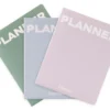 Planner perpetuo settimanale 19x24cm in 3 copertine colorate