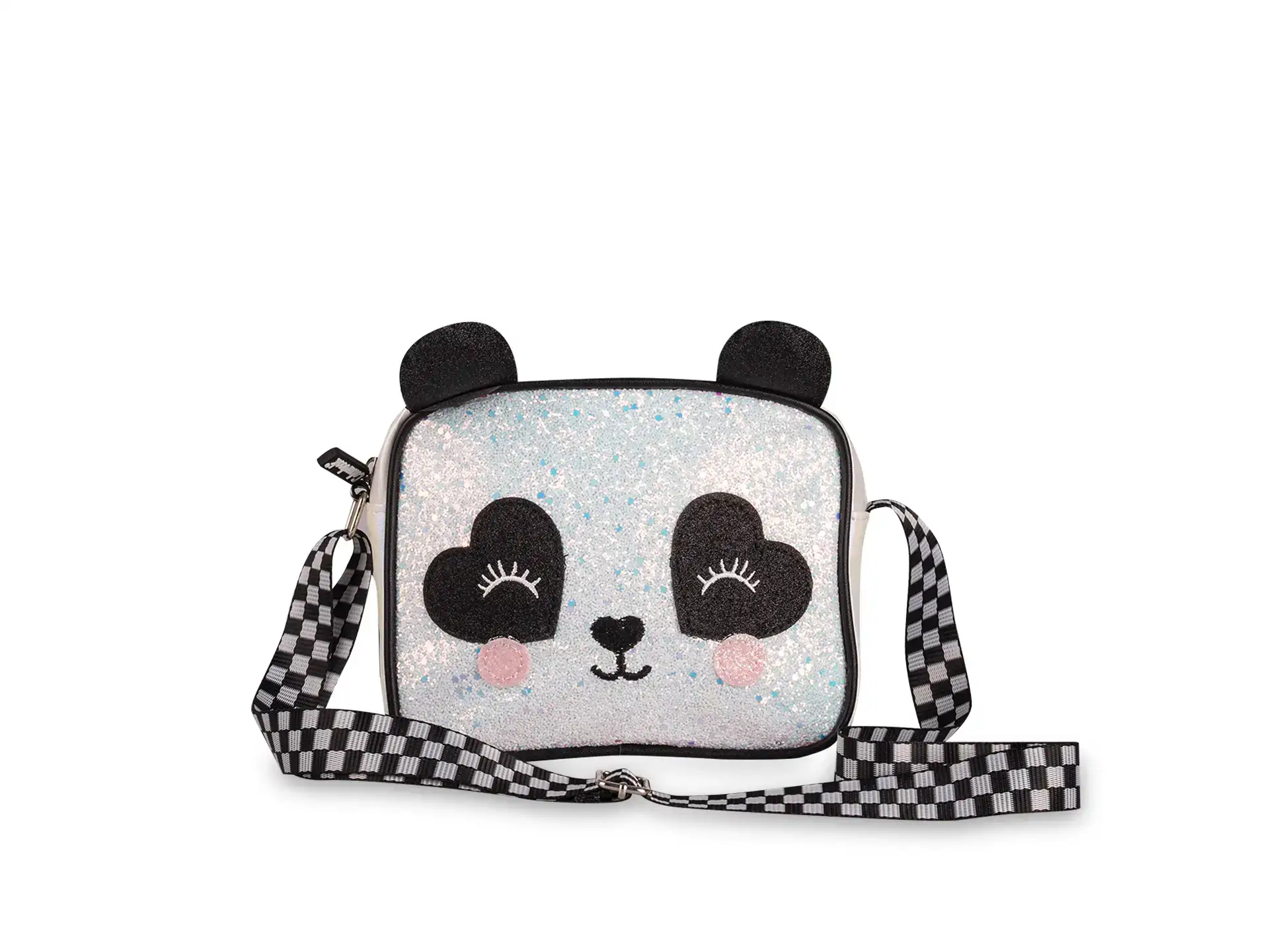 fronte borsetta con tracolla Shiny Bags panda