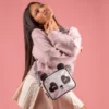 indossato borsetta con tracolla Shiny Bags panda