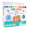 set 12 pastelli multifunzione maxi jumbo 3in1