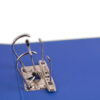 dettaglio anello singolo registratore con custodia Colour Blu dorso 8cm