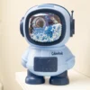 ambientata salvadanaio space bank astronauta azzurro