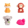 set 4 gommine cutie friends