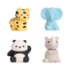 set 4 gommine zoo