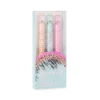 Set evidenziatori glitterati Gleam Wild evidenziatore con timbro gleam wild. set da 3 pezzi.