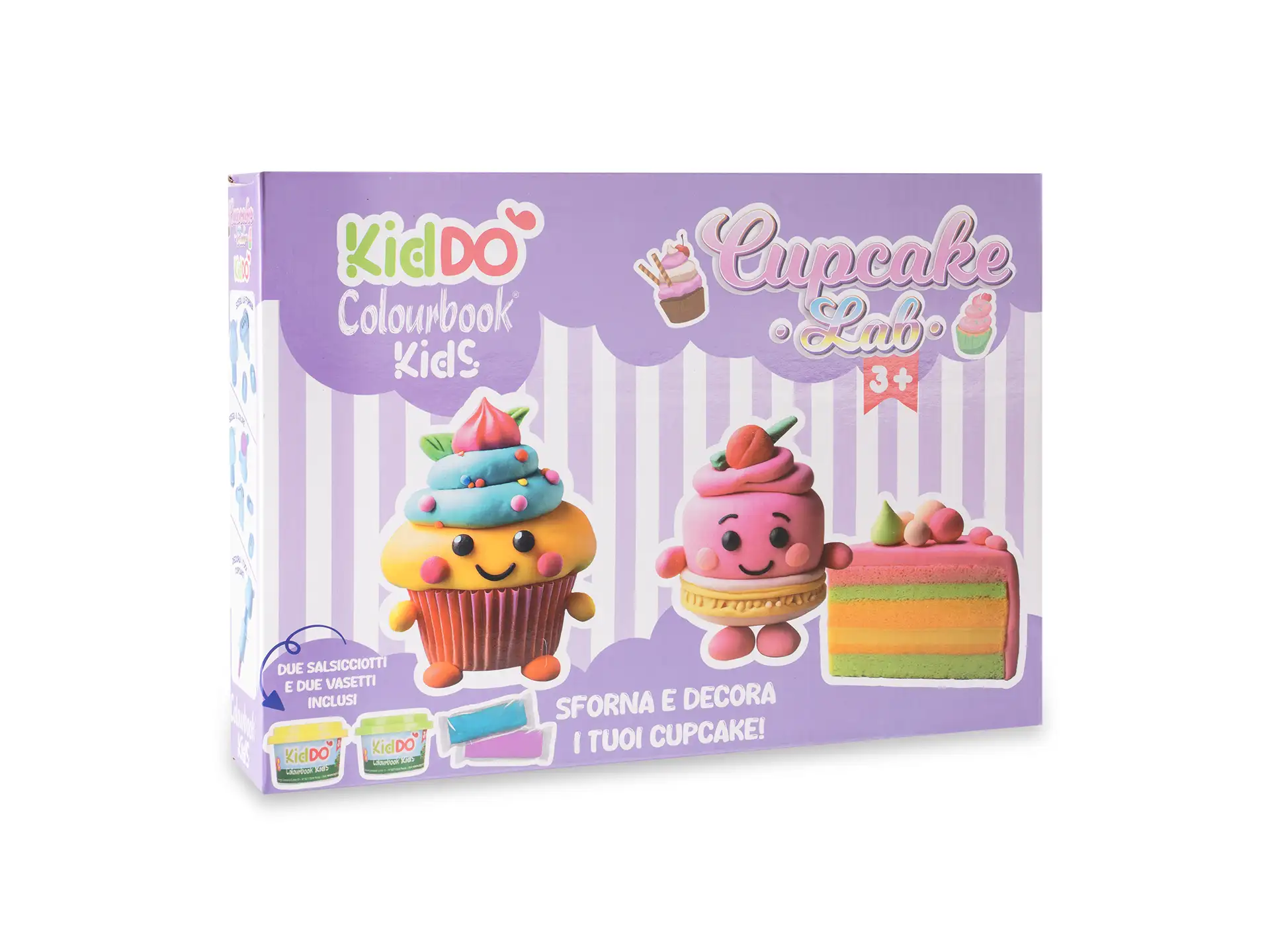set plastilina per bambini kiddo Cupcake Lab