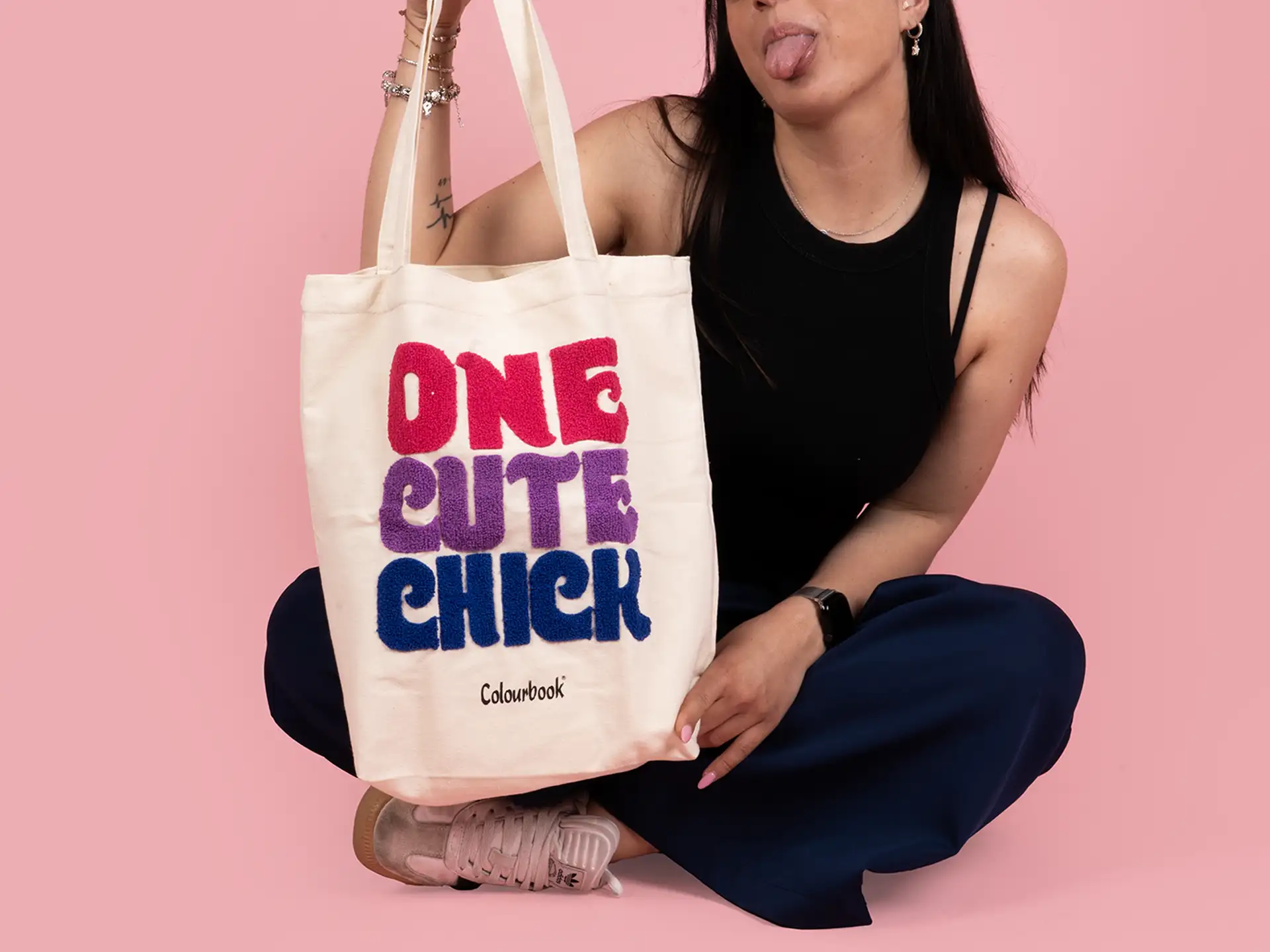 ambientata tote bag in cotone chick