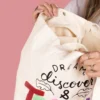 dettaglio tote bag in cotone