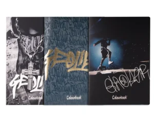 Set 3 quaderni A4 Geolier - "Graffiti"