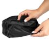 utilizzo-astuccio-due-scomparti-prisma-nero