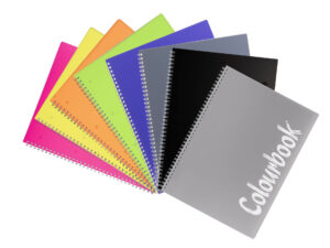 Quaderno a spirale A5 Fluo - Quadretti 4 millimetri