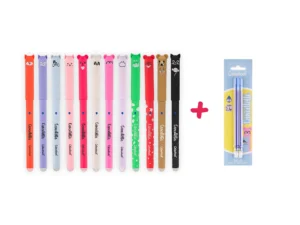 Set 2 penne Cancellotte inchiostro blu +2 refill omaggio