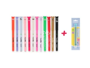 Set 2 penne Cancellotte inchiostro verde +2 refill omaggio