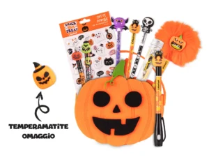 Set cancelleria Halloween Zucca Orange +omaggio