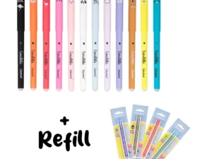 penna cancellotta con refill di ricarica