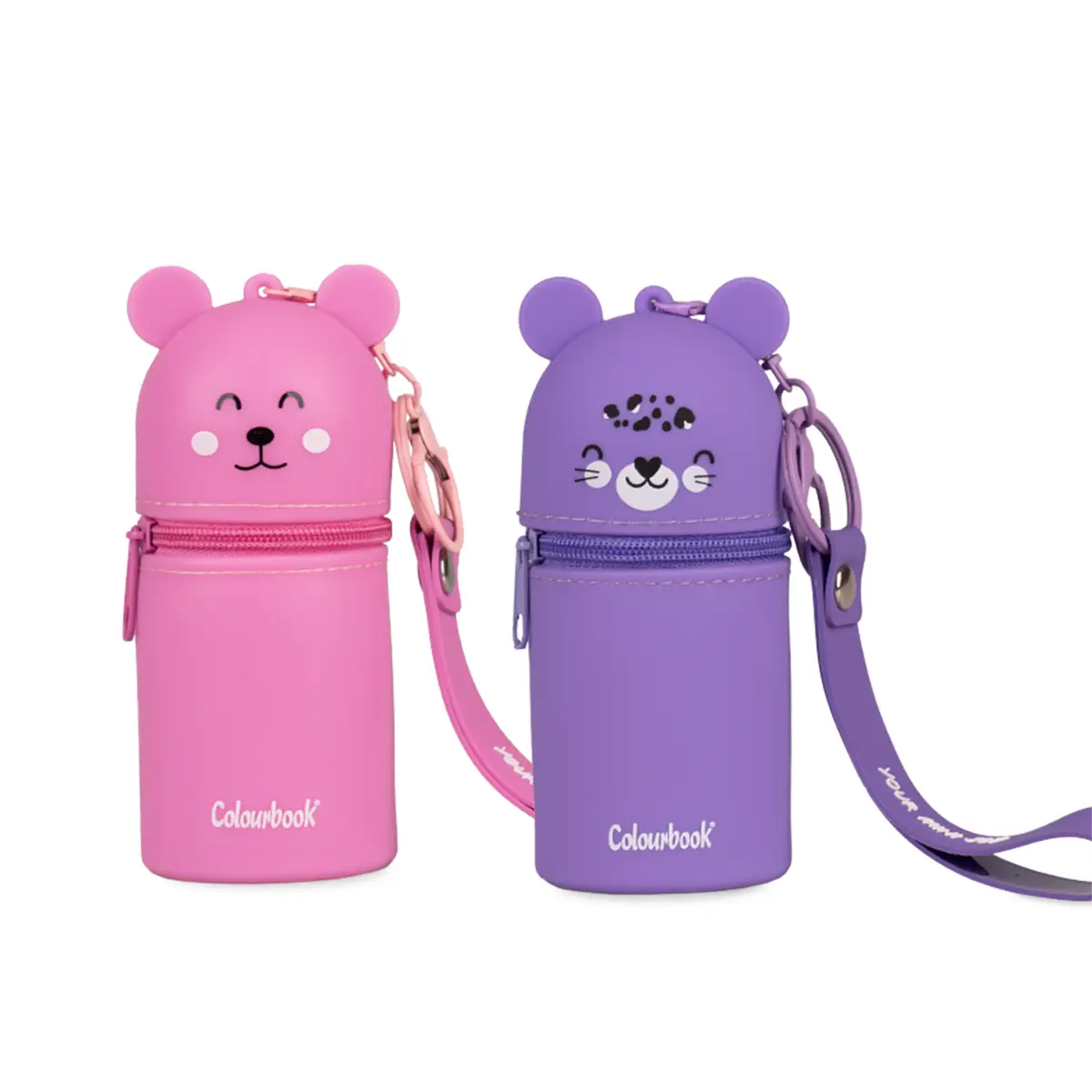 portamonete in silicone per bambini con gancetto portachiavi.