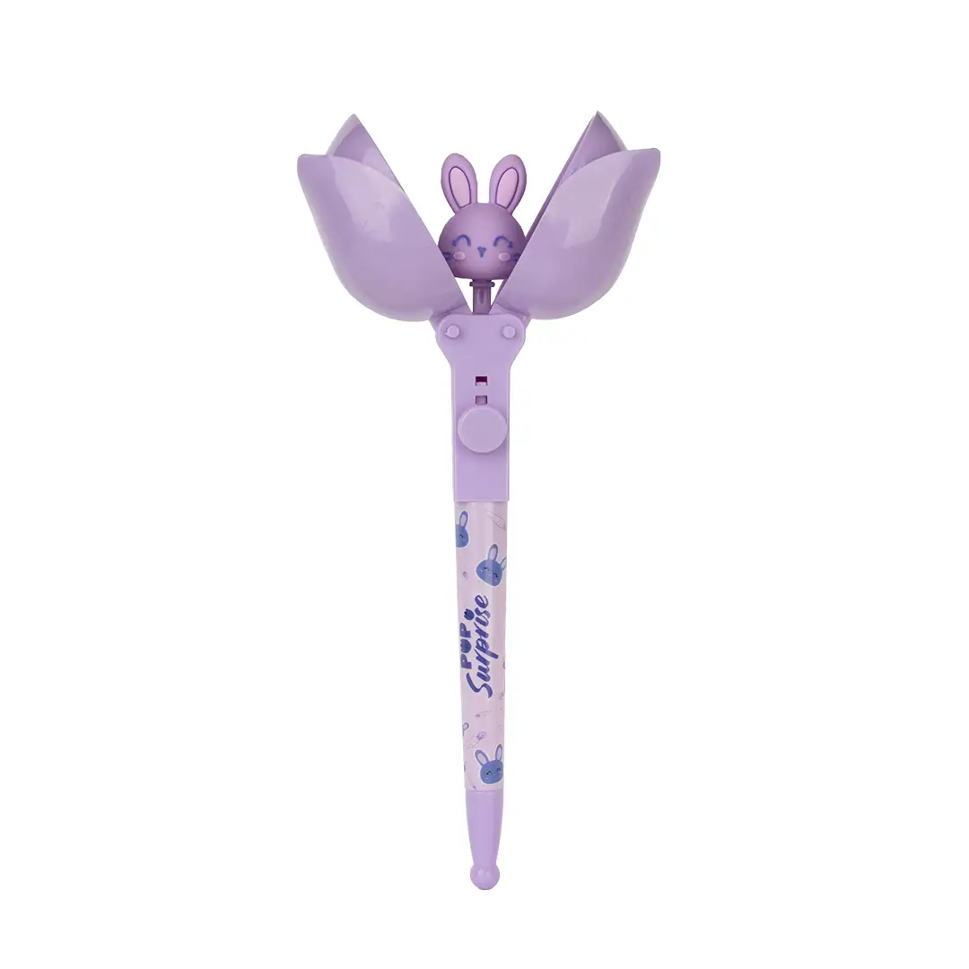 penna gadget per bambini pop surprise fantasia coniglio