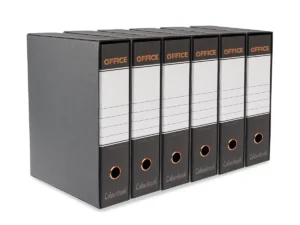 registratore office nero set da 6